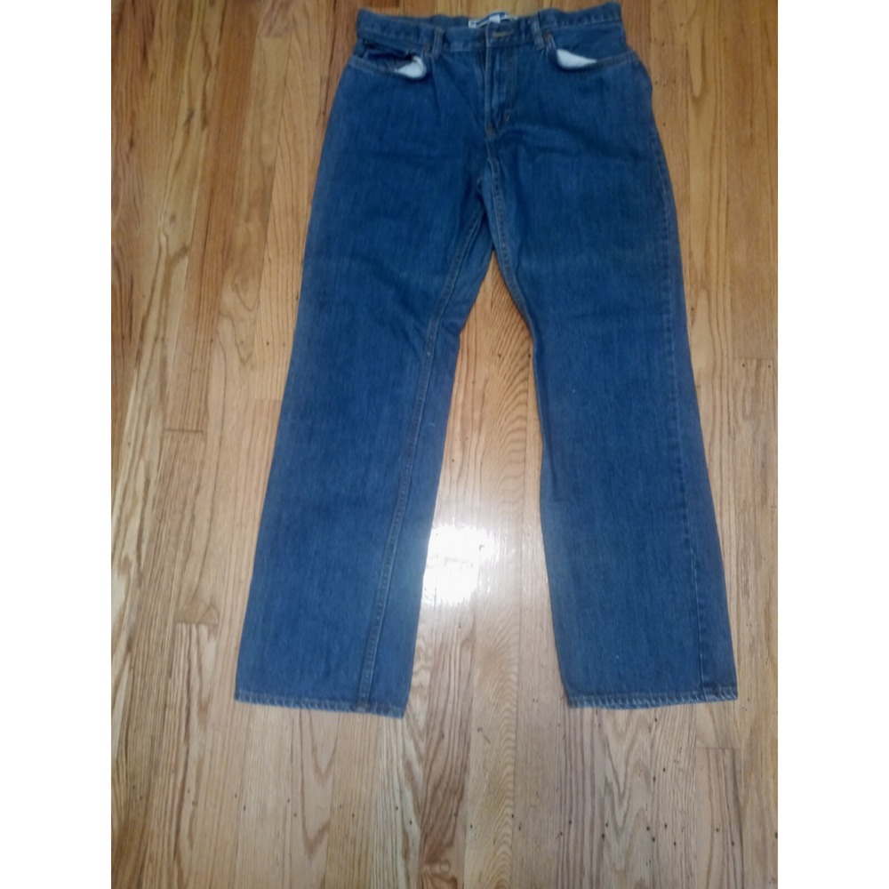 Gap Jeans Mens 34X34 Blue Easy Fit Straight Leg Light Wash Denim
